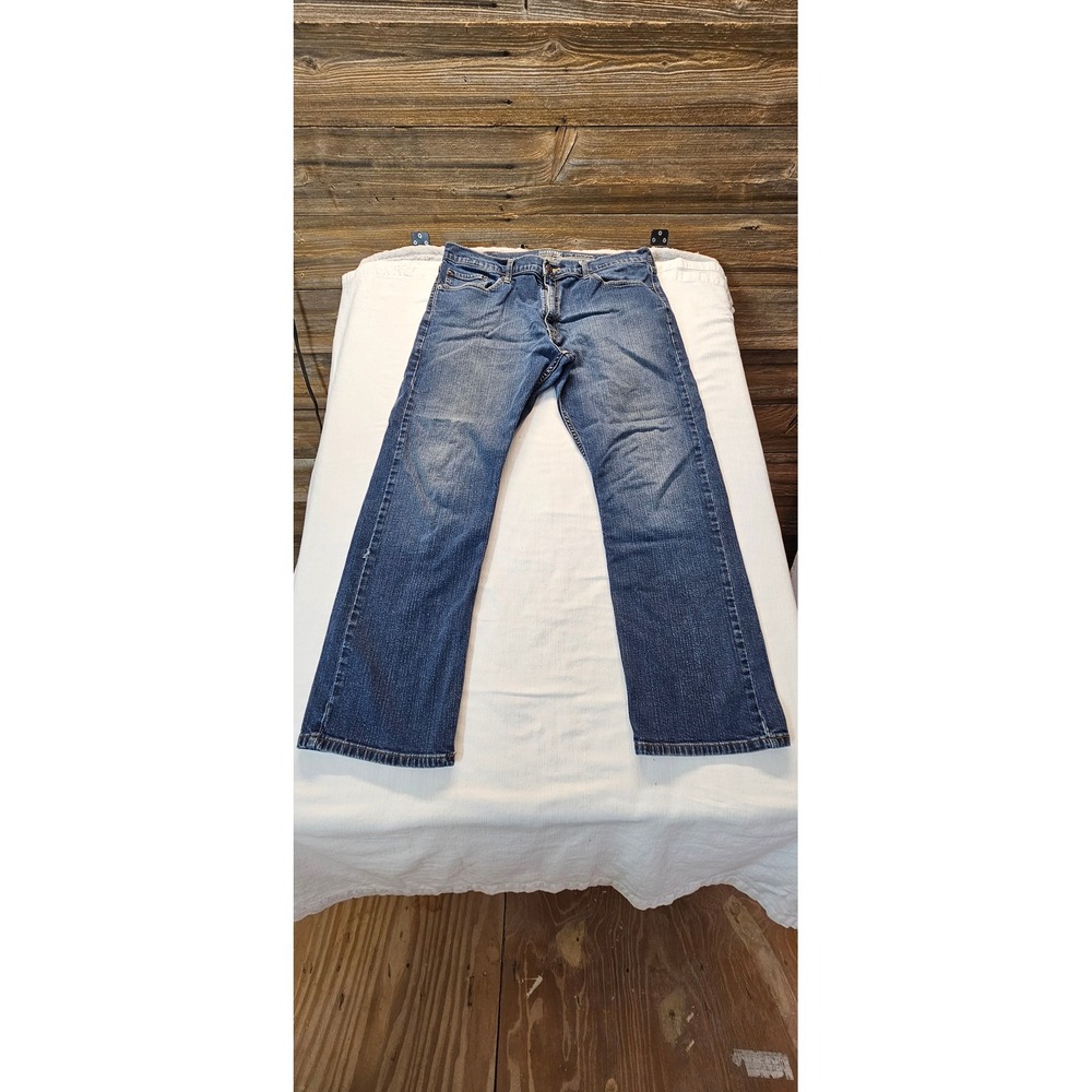 Signature by Levi Strauss & Co Mens Slim Straight Jeans Blue 38x30 Medium Wash